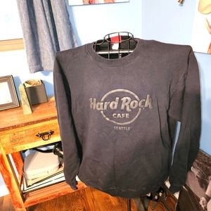 Hard Rock Cafe Seattle heavy sweatshirt lrg